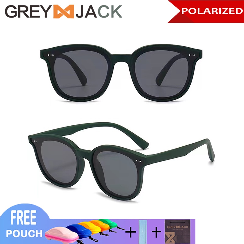 Grey Jack Kacamata Anak Sunglasses Hitam Anti Uv Korean Style TR90 Ringan Fashion Anak Laki-laki dan Perempuan 0015 0014-C7 GREEN DOFF