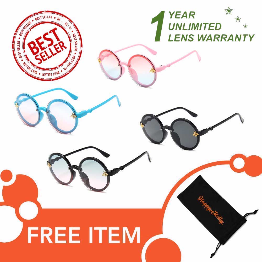 Kacamata Anak Anti Radiasi Blue Ray UV 400 - Laki-laki &amp; Perempuan Korea - HM816 Group FREE Sarung
