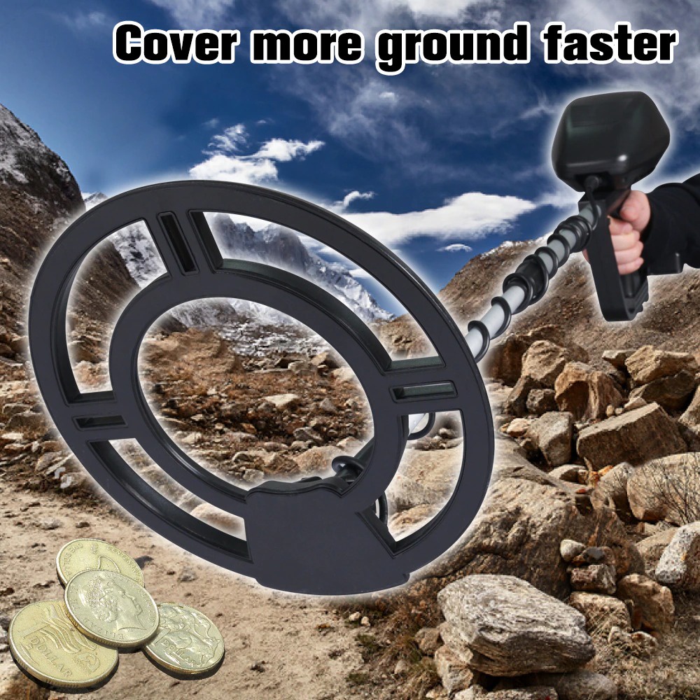 Alat Pencari Emas Logam Pendeteksi Logam Underground Metal Gold Silver Detector Finder High Sensitivity - MD-4090 - Black