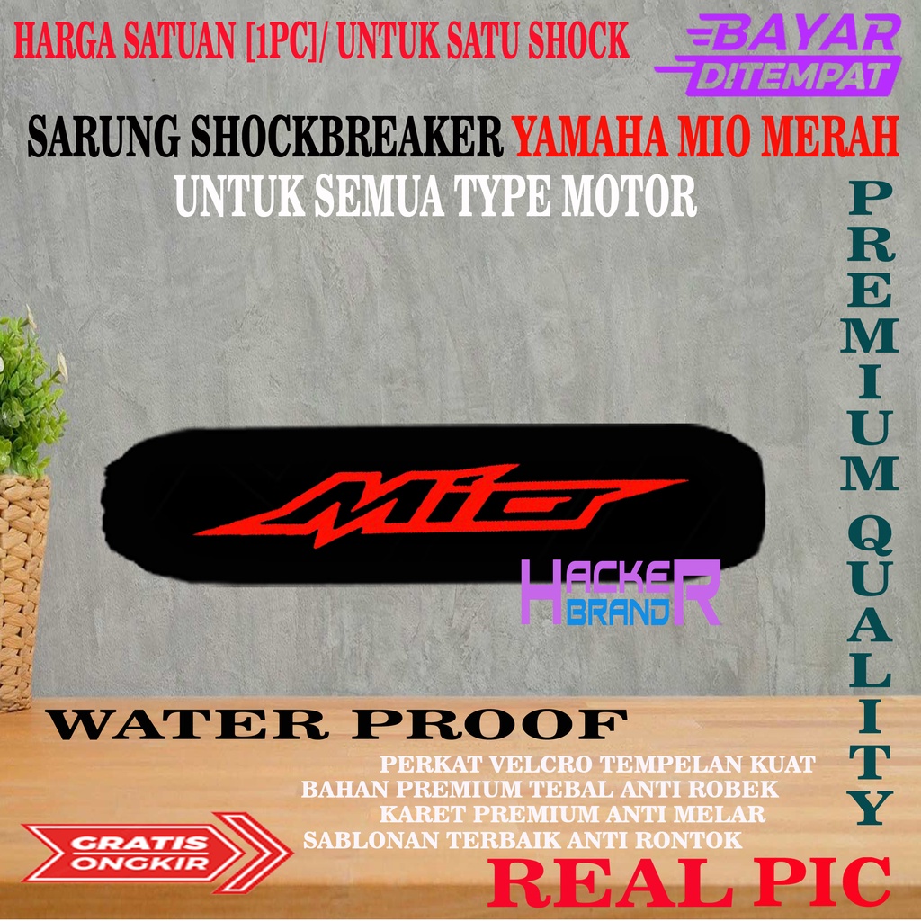 sarung shockbreaker mio fazzio cover shock yamaha mio showa yss ktc wp nmax aerox xmax kwalitas prem