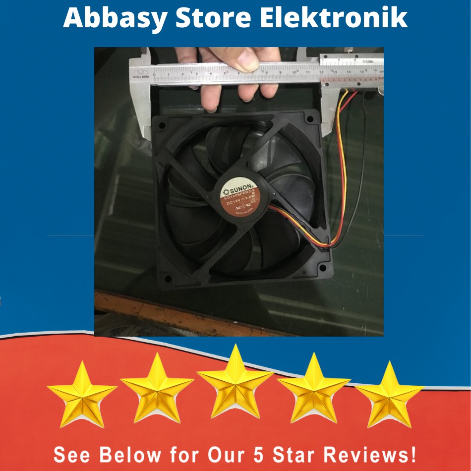 fan dc sunon 12cm  12 volt / kipas dc sunon 12cm 12v