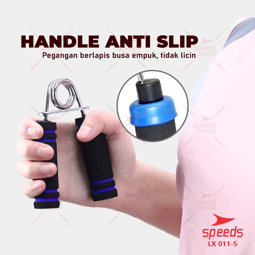 Hand grip Alat Fitness SPEEDS Untuk Memperkuat Otot Tangan Original / ALAT OLAHRAGA TANGAN / JEPALO MAKASSAR-2