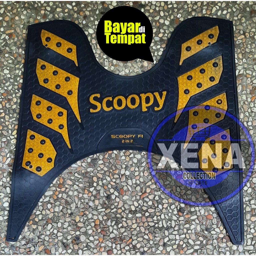 Karpet pijakan kaki honda scoopy karbu/ lama / Double tape 3m