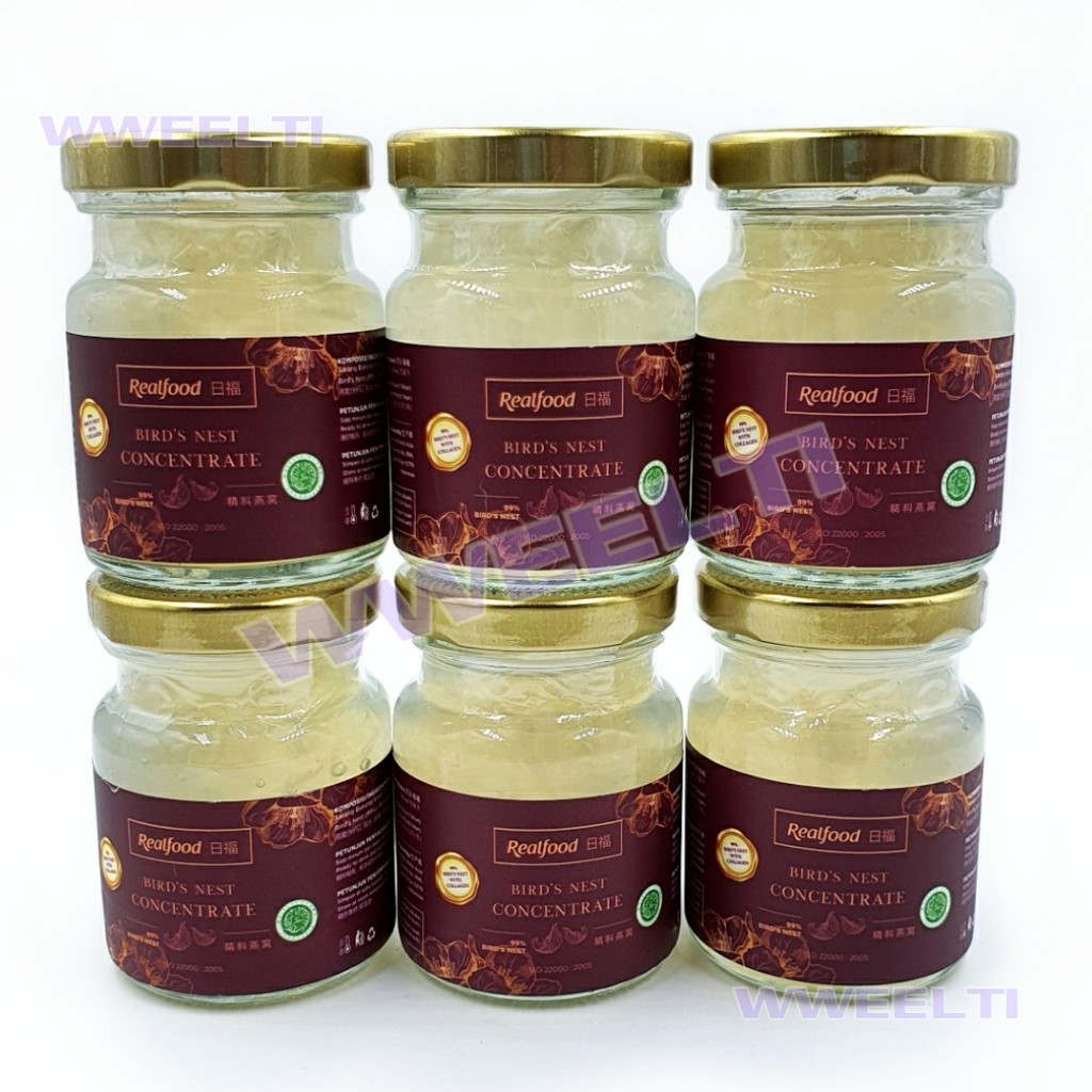 

6 BONUS 2 BOTOL! Realfood Forever Young+ Minuman Sarang Burung Walet Premium
