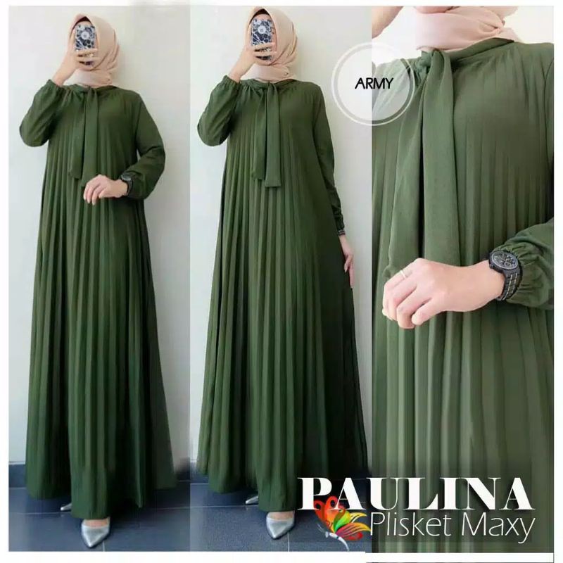 Gamis Plisket Maxy Jumbo