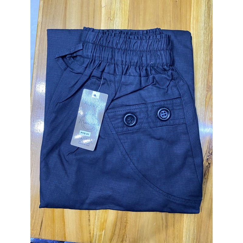 KULOT POLOS PAYUNG KLOK IMPORT-Black