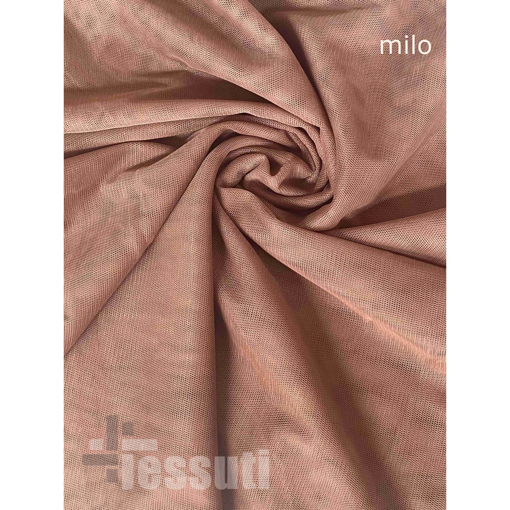 KAIN TILE HALUS POLOS / SOFT TULLE-milo