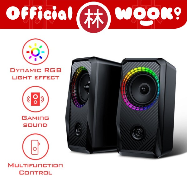 Robot RS200 E-Sports Gaming Speaker 3.5mm AUX With 2 Channel Stereo