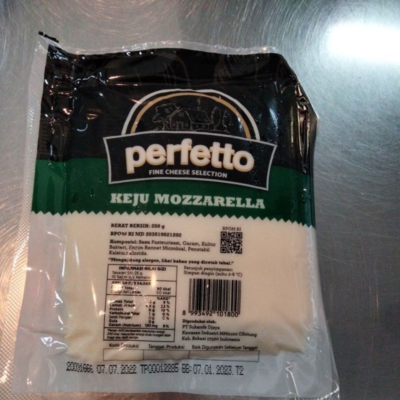 

PERFETTO KEJU MOZARELLA 250GR