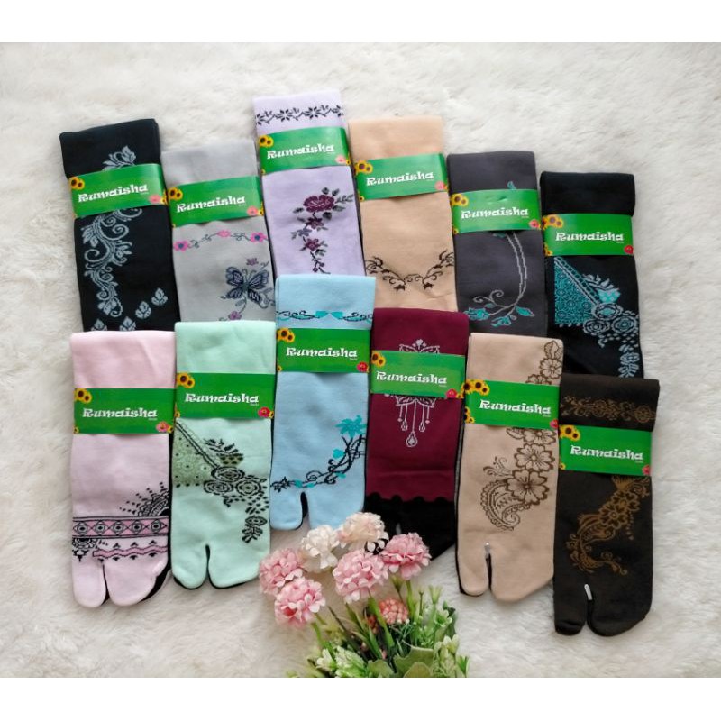 Kaos kaki Rumaisha bunga matahari