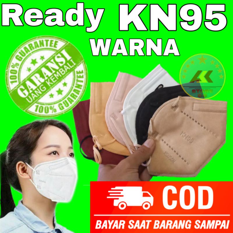 KN95 warna Masker KN95 Hitam Hijab Non Hijab Duckbil Masker Korea