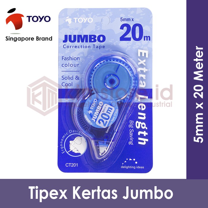 

Correction Tape - Tipex Kenko - Refill Tipex Tombow Toyo Tipex Kertas / Correction Tape 5Mm X 20