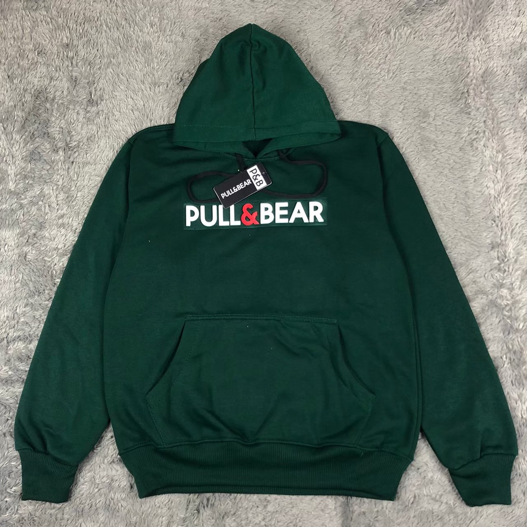 Hoodie Pull&amp;Bear Sweater Premium / Sweater pull&amp;Bear sablon flocking