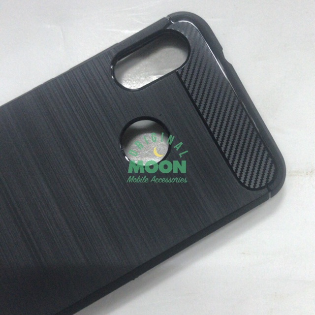 Case xiaomi redmi 6 pro ipaky carbon cover karbon silikon