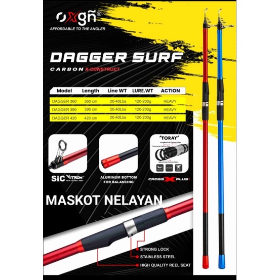 ROD DAGGER SURF 360,390,420