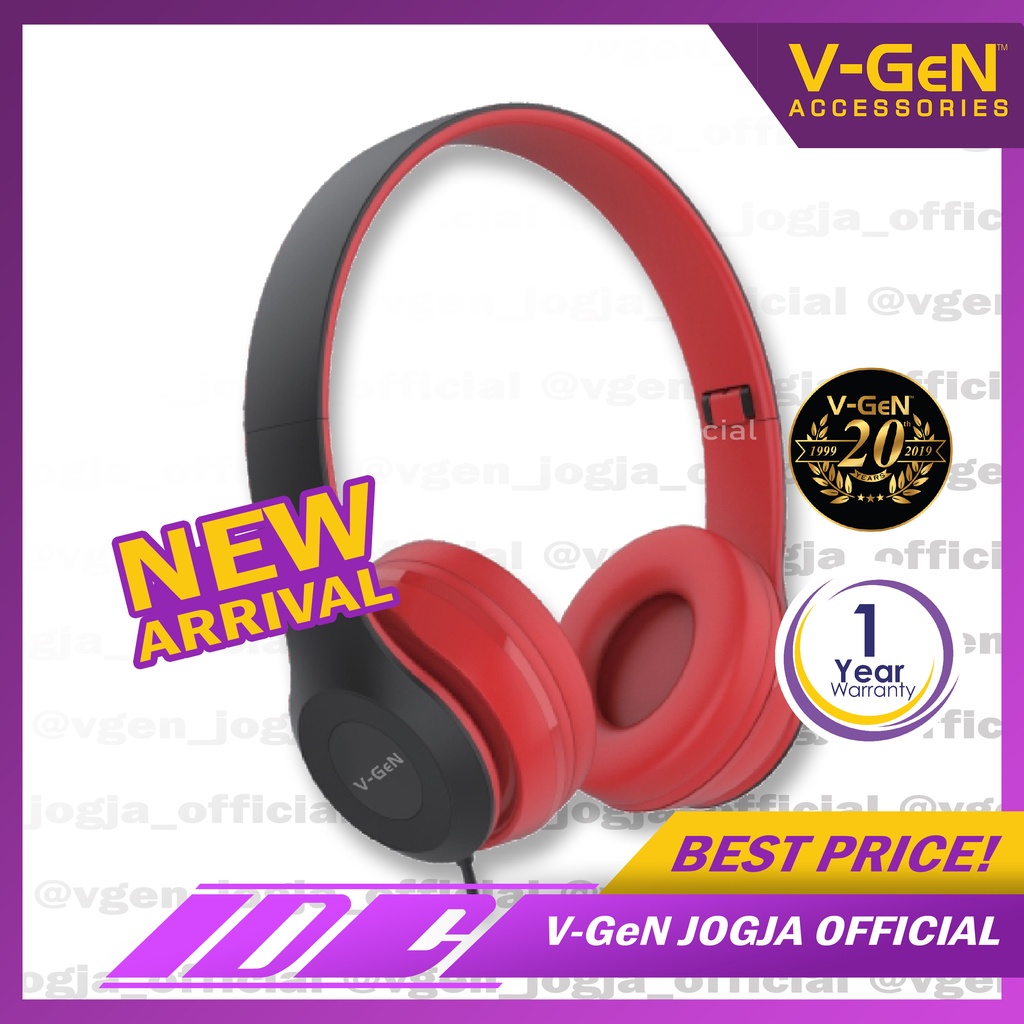 Headset V-GeN VHD1-07 Extra Bass VGEN