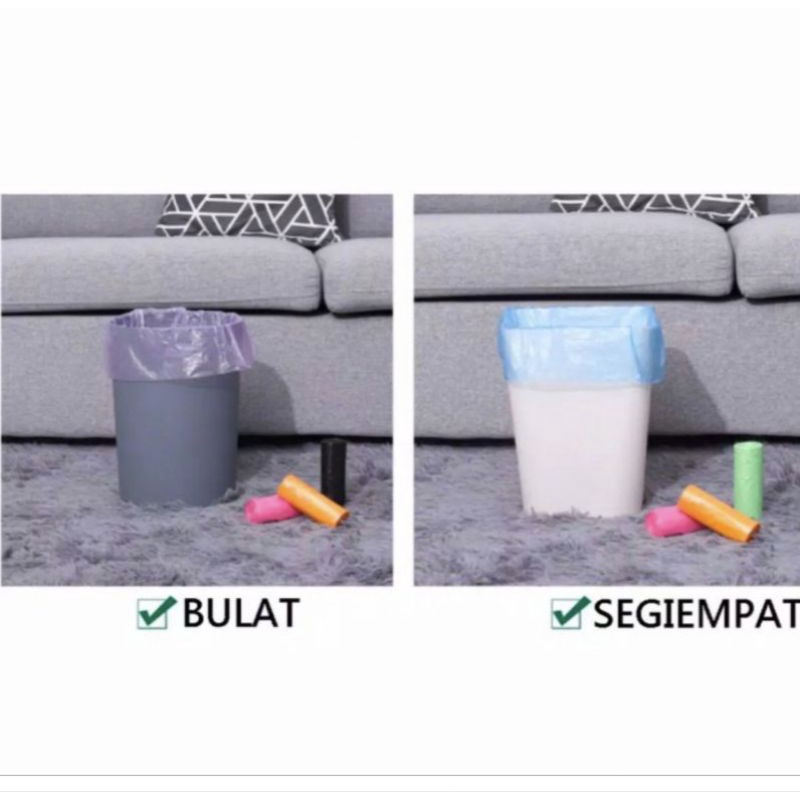 Kantong Sampah Plastik Gulung 45x50cm 1 roll isi 20