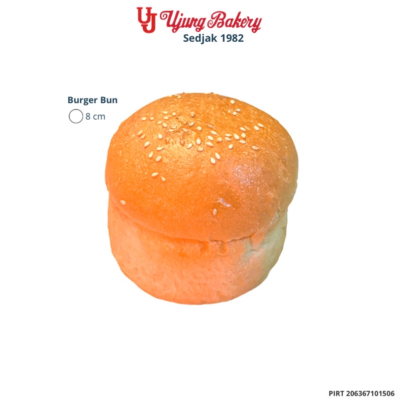 Roti Burger &amp; Gandum | 1 pcs | Tanpa pengawet
