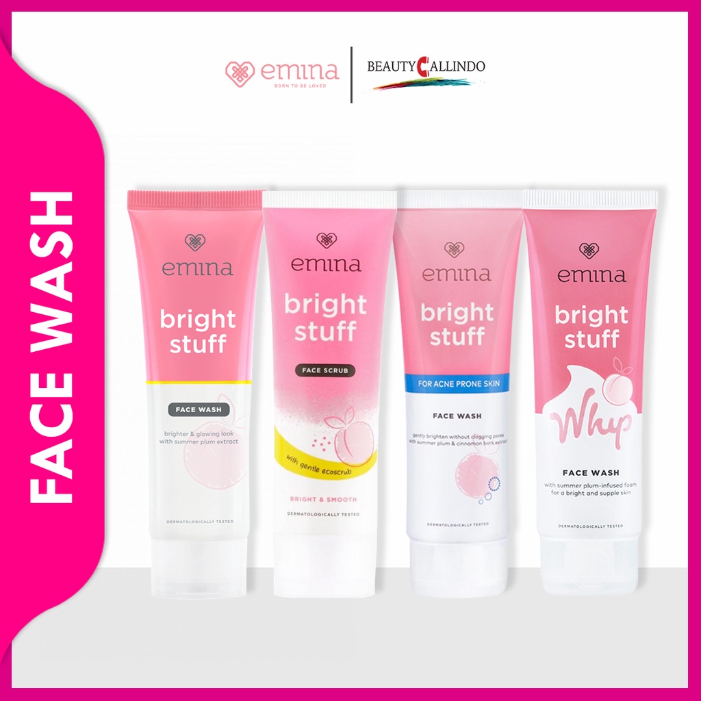 Emina Bright Stuff Face Wash Series