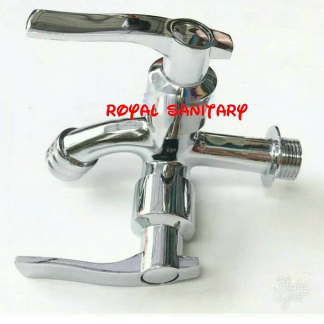 Kran Cabang Engkol/Kran Cabang Shower Double/kran Shower Kamar Mandi