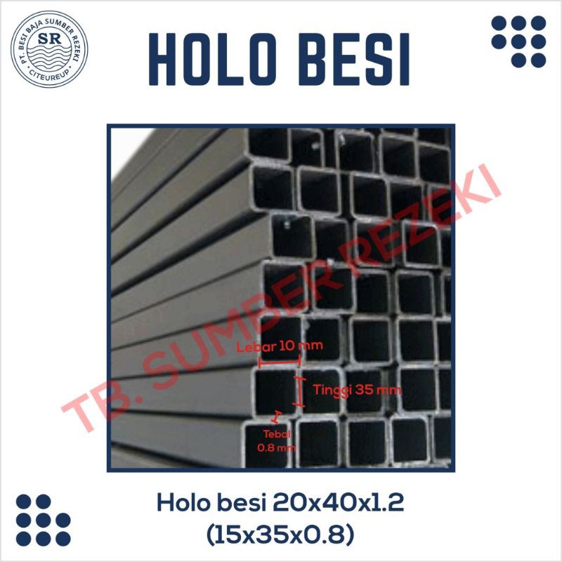 

BESI HOLLOW 20×40×1,2 (15×35×0,8)