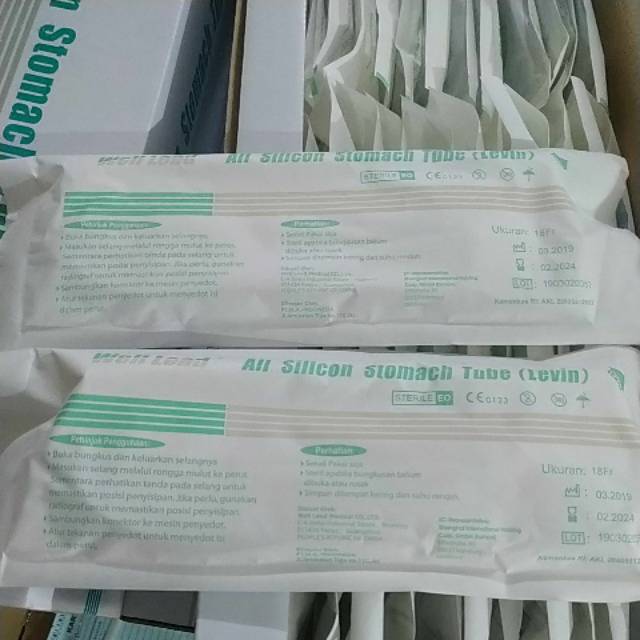 NGT Silicon Well Lead / Stomach Tube / NGT Silicon / Selang Makan / NGT Silicon Wellead / Wellead