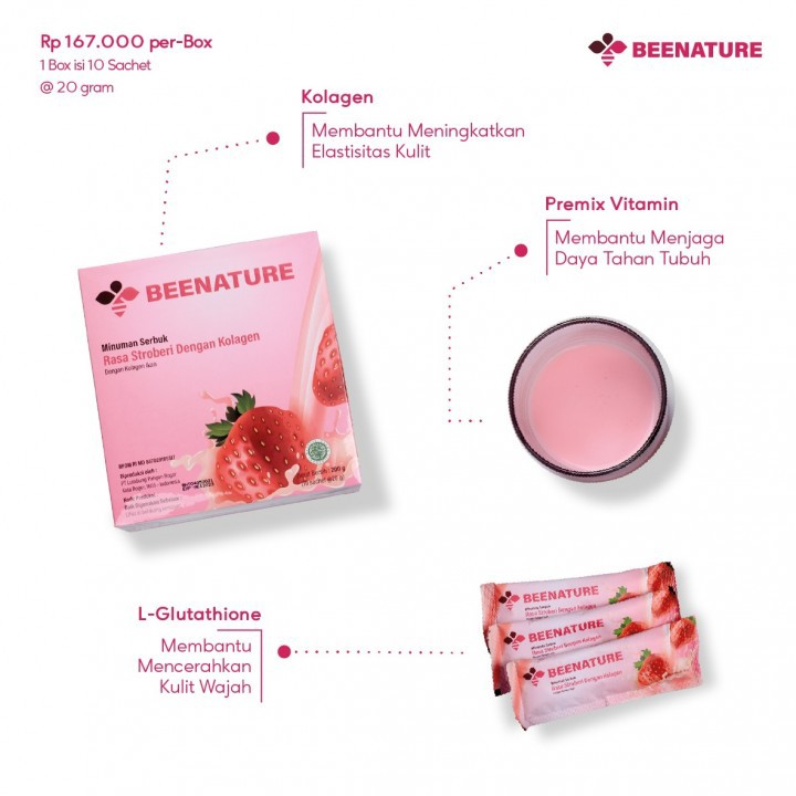 MINUMAN KOLAGEN BEENATURE NBRS MINUMAN KECANTIKAN