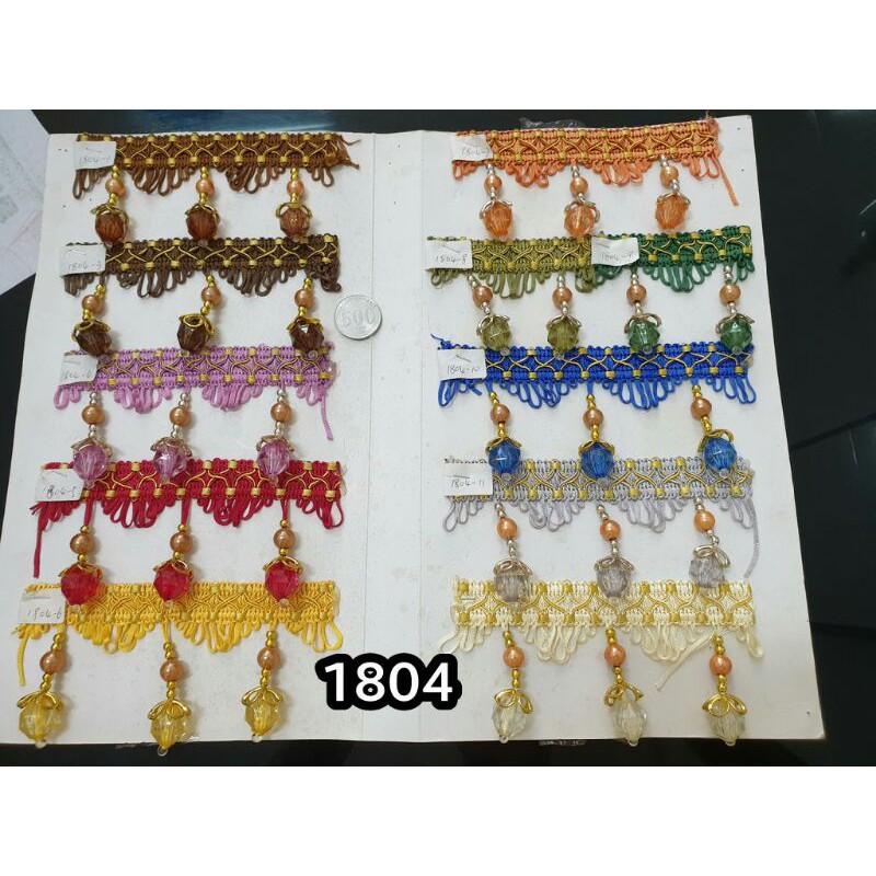 Rumbe rombe korden rumbai manik jumbo gordyn hiasan renda aksesoris gorden kristal crystal poni sofa