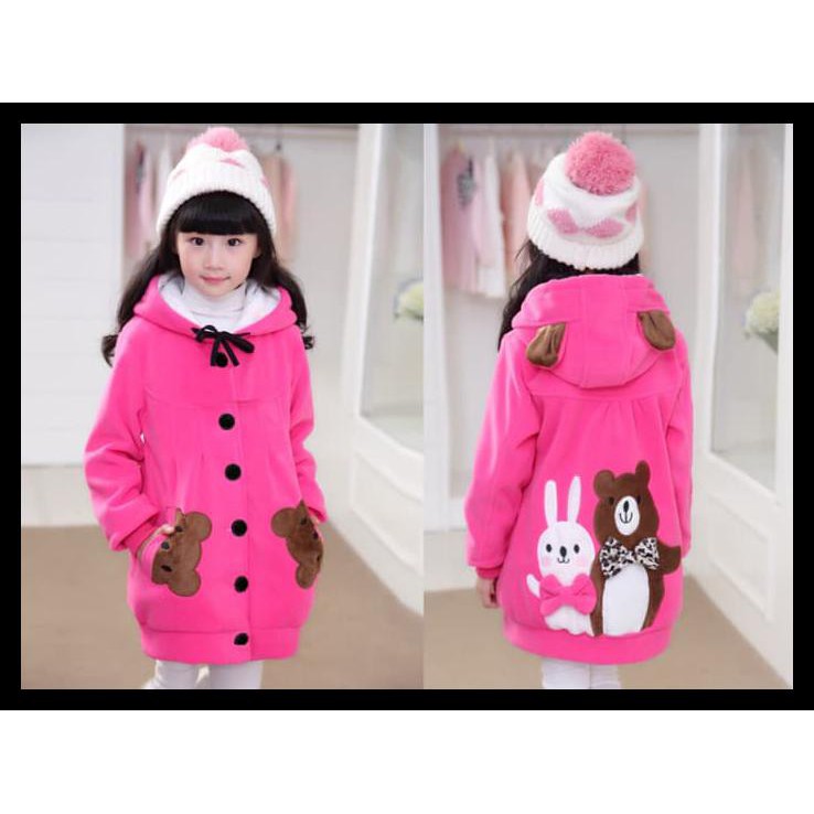 Jaket Anak Perempuan Modis Baby Terry/Jaket Tebal, Jaket Jalan2