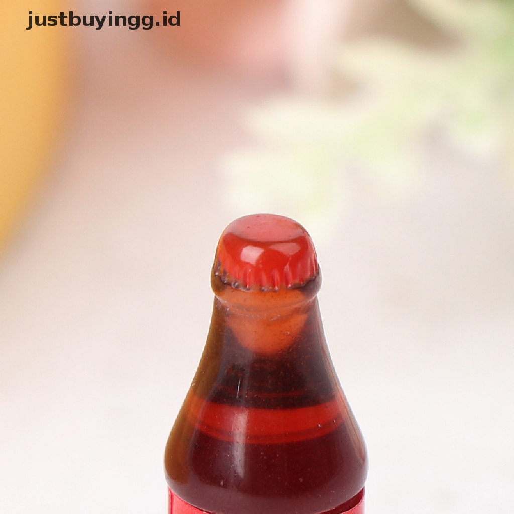 Justbuyingg.Id 4pcs Miniatur Minuman Soda / Coca Cola Aksesoris Dapur Rumah Boneka