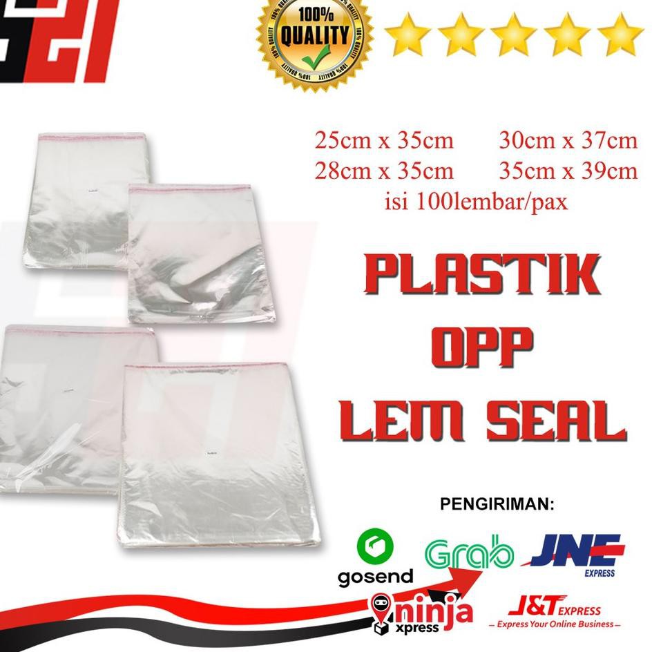 

KN8 SARANA21 Plastik Opp Baju 03 Lem Seal ANEKA UKURAN ✣ ★★★★