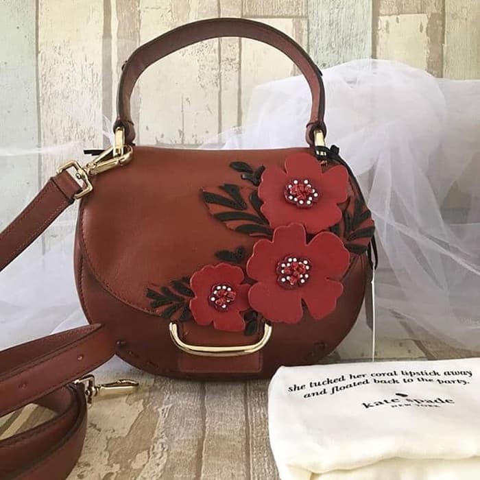 tas Kate Spade madison Alpine Drive Mackie Red Maroon original