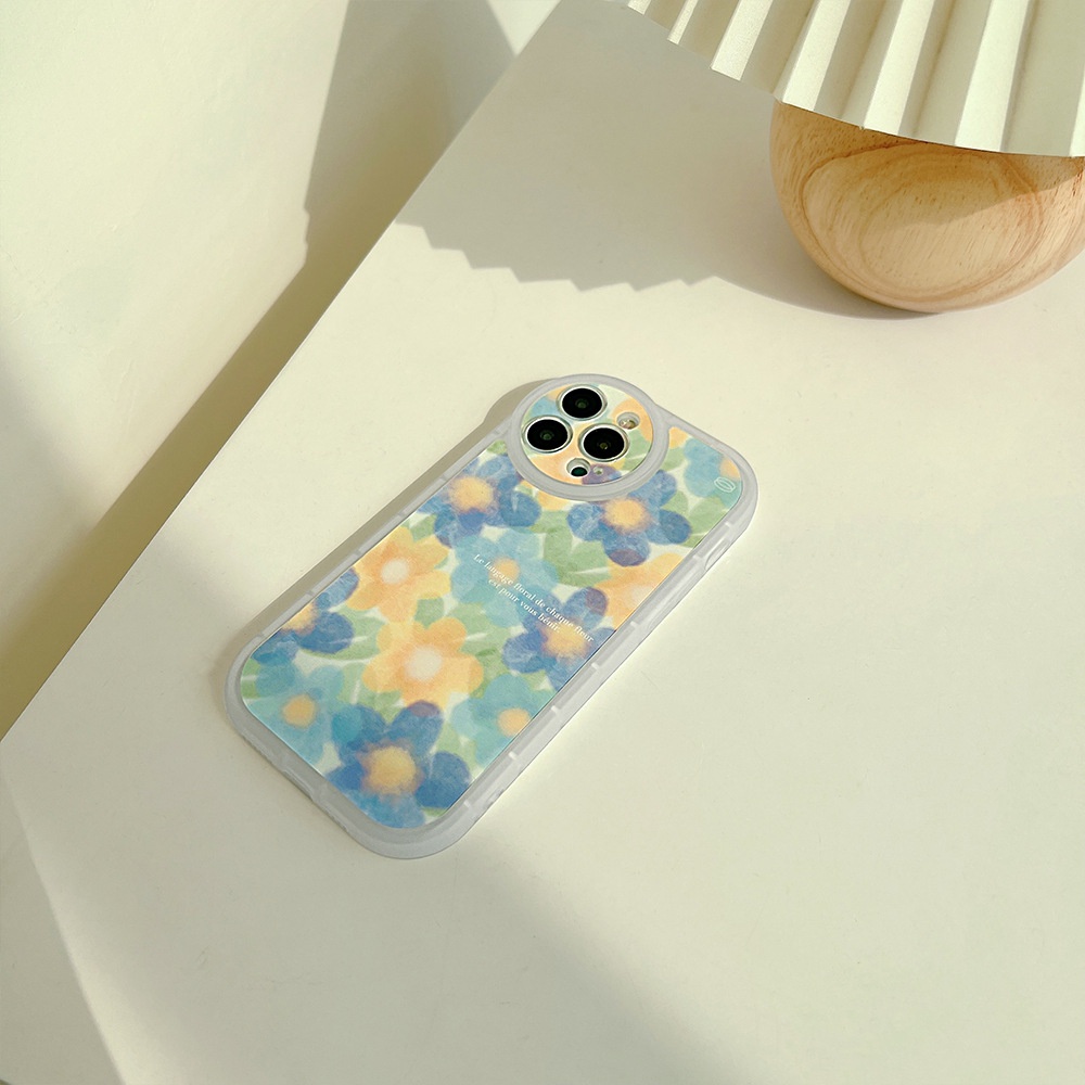 Soft Case Silikon Transparan Motif Bunga Untuk Iphone 13 7 + 8 Plus SE 2020 XS XR 11 12 PRO MAX