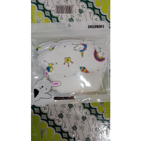 masker duckbill anak isi 10pcs