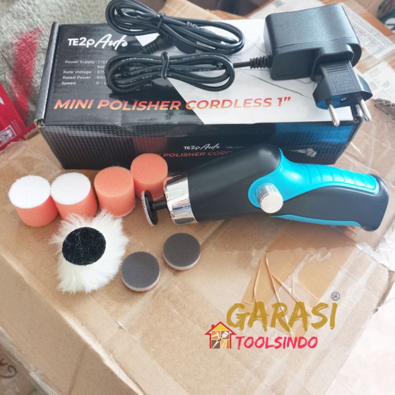 mini polisher cordless 1&quot; te2p mesin poles mini baterei mesin poles portable baterai 1 inch