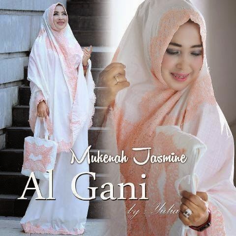 Mukena Al Gani Jasmine/Muzdalifah Putih
