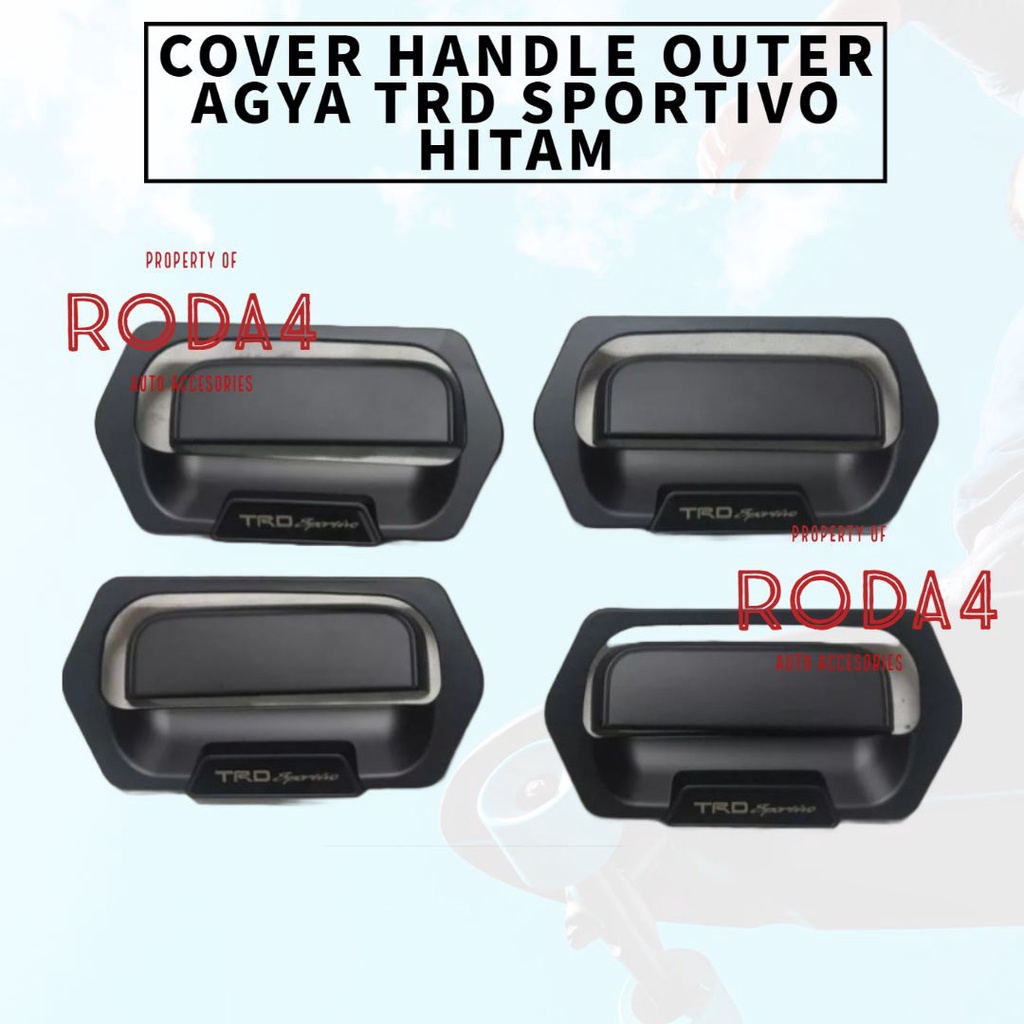 Paket Handle Outer Mangkok Tank Cover Mobil Agya Ayla Trd Sportivo 2022 2021 2020 2019 2018 2017 2016 2015 2014 Tutup Bensin Carbon Hitam