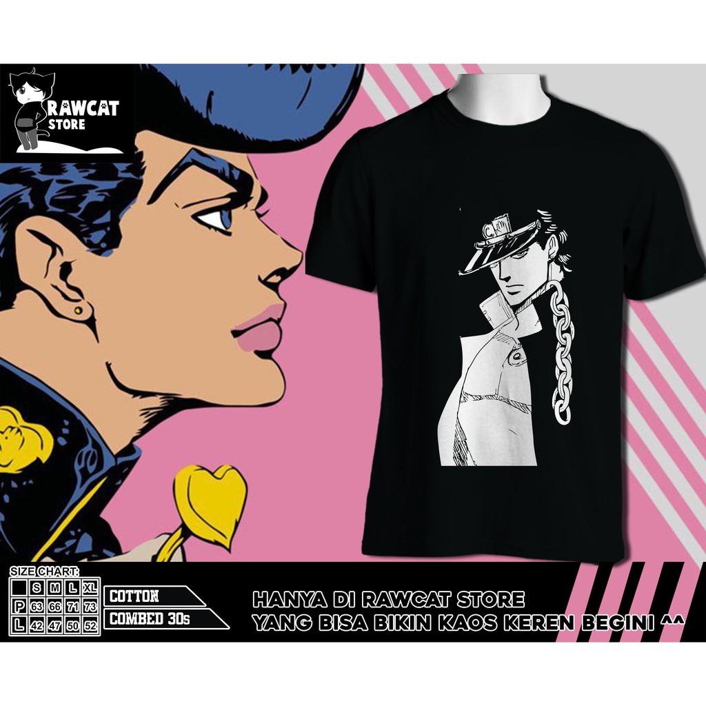 Kaos Anim Jojo Bizzare Adventure Josuke Higashikata