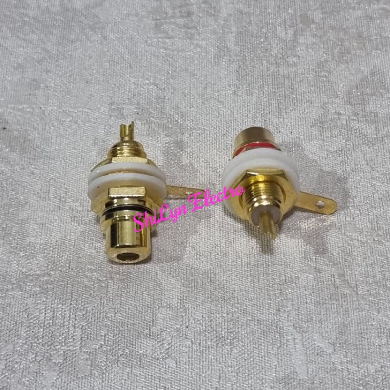 SOCKET RCA BODY GOLD SET