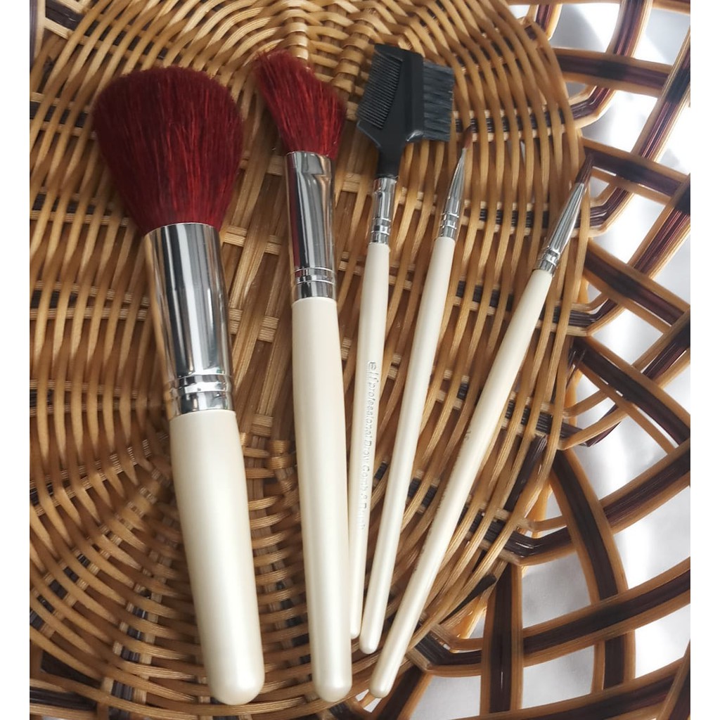 SALE ELF ESSENTIAL PROFESSIONAL 5PCS BRUSH COLLECTION MAKE UP BRUSH SET