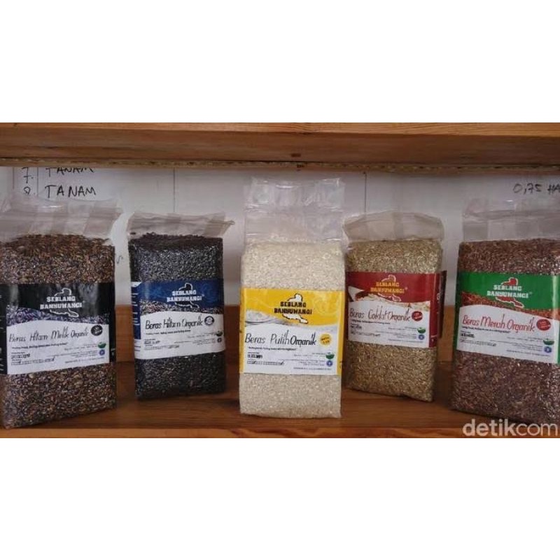 

Beras Merah, Putih, Coklat, Hitam- Organik, Seblang. bagus utk Diet Sehat, diabetes