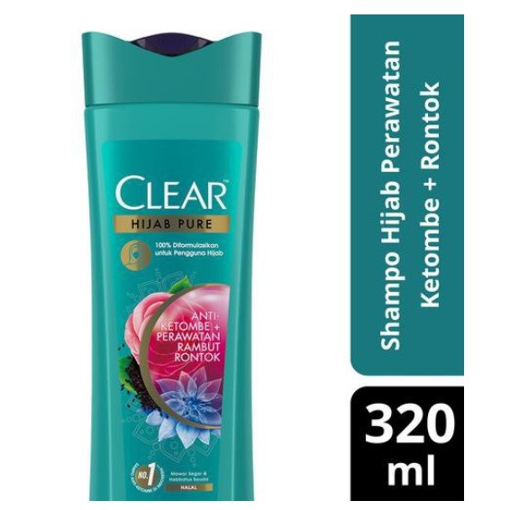 CLEAR Hijab Pure Anti-Ketombe & Anti-Lepek Shampoo 320 mL