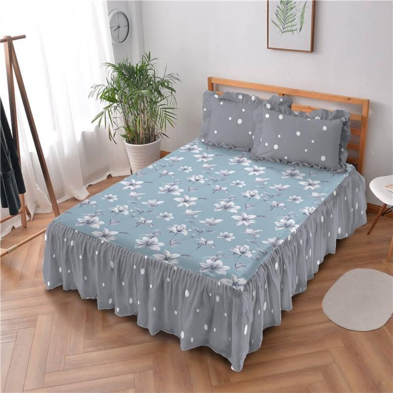 KINTAKUN SPREI DLUXE NURMALA 160X200CM RUMBAI SPREI HOME MADE