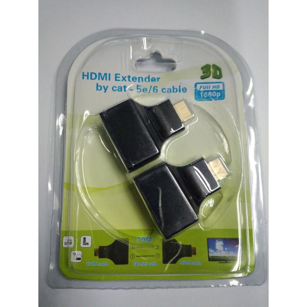 HDMI Extender Max 30M Over Kabel Lan RJ45