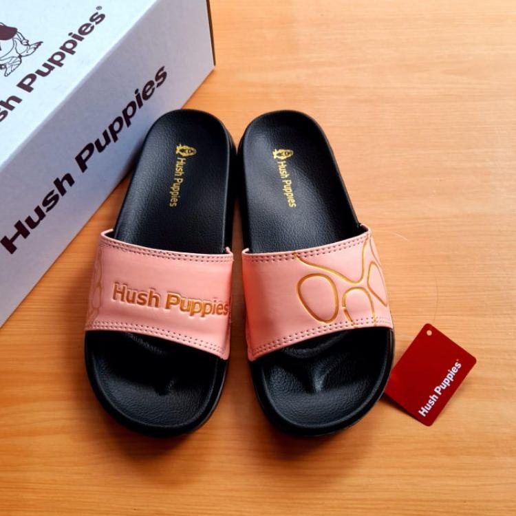 Terbaru.. SANDAL WANITA HUSH PUPIES FREE BOX + PAPER BAG | SENDAL WANITA SLIP ON |. SENDAL WANITA SL