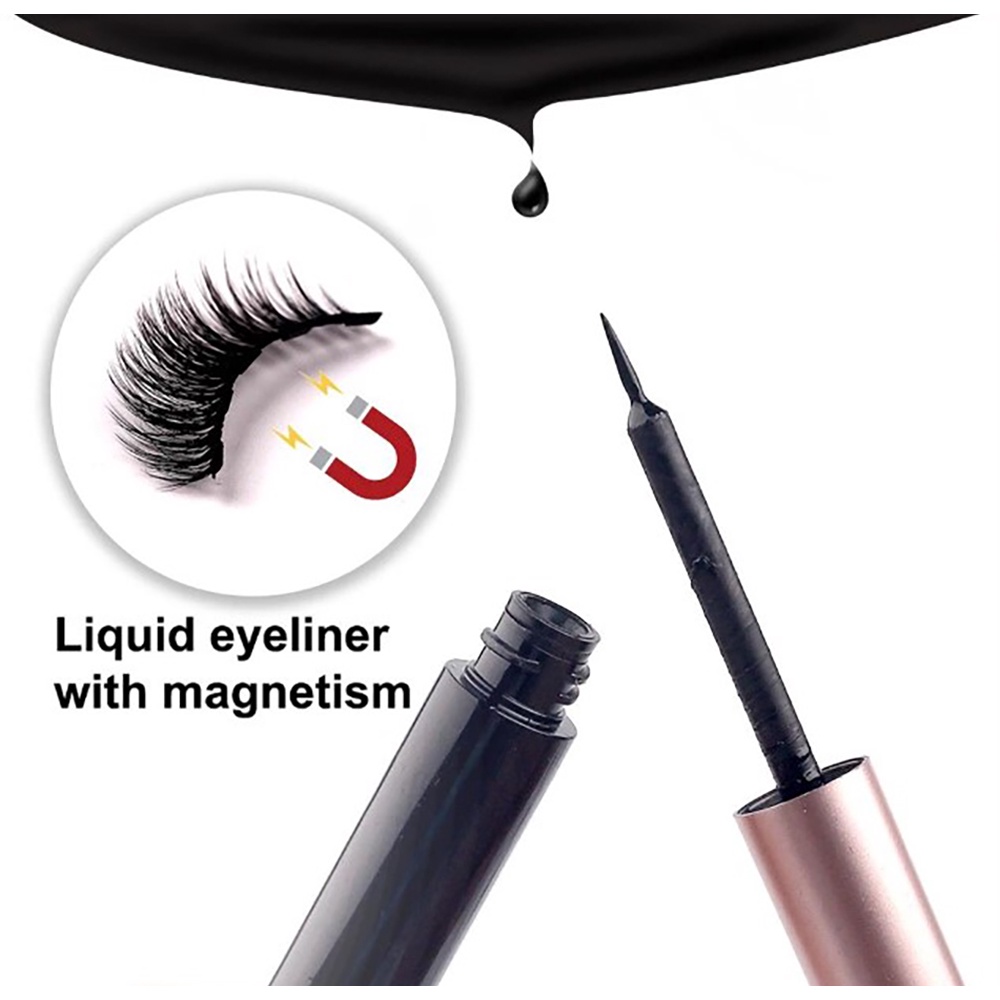 MAYCREATE BULU MATA PALSU Magnetik eyelash MAGNET 3D Magnetic SET 3Pairs with Eyeliner / MAYCREATE OFFICIAL SHOP