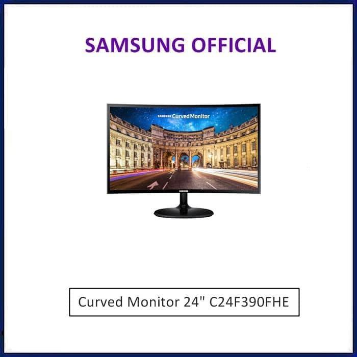 Samsung Curved Monitor C24F390Fhex 24 Inch Lcd Led 24" Lc24F390Fhex