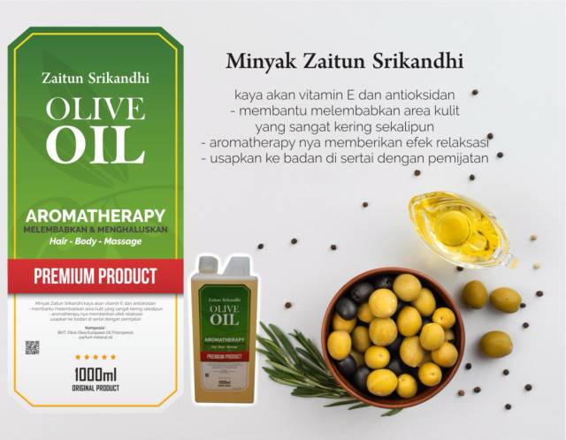 Minyak zaitun srikandhi , massage oil