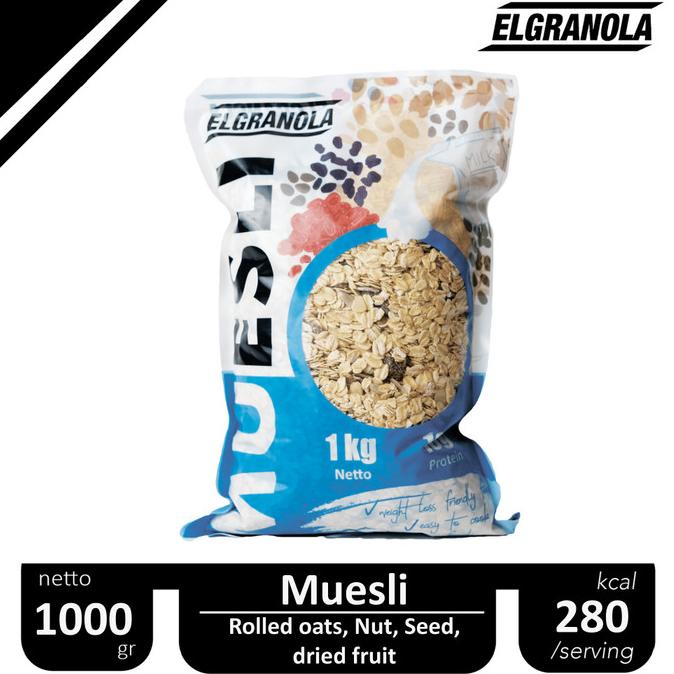 

Muesli 1000 Gr / Rolled Oats / Elgranola / Healthy