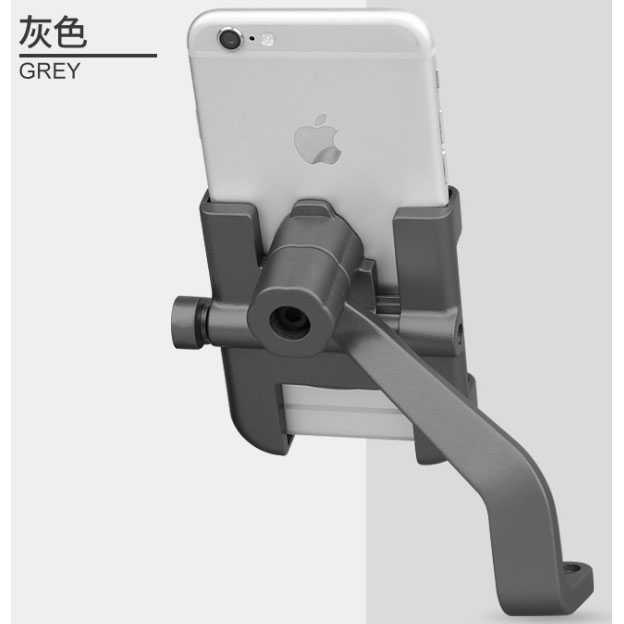 COD Holder Hp Motor Besi Pegangan Hp Di Spion Stang Motor Holder Smartphone Motor Full Metal Body C89